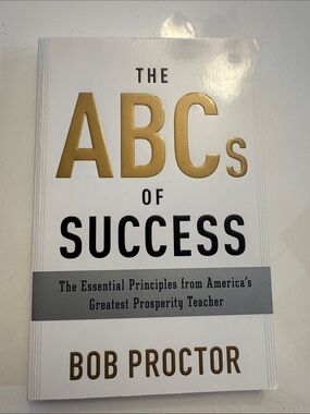 - The ABCs of Success (Gold on White)